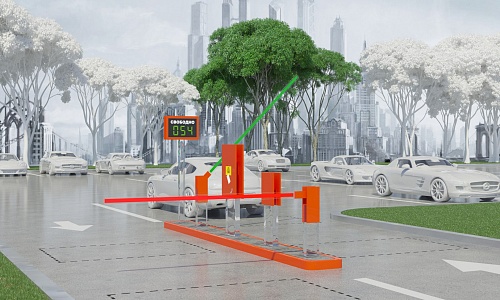 Автоматизированная система с выездной стойкой, совмещенной с кассой