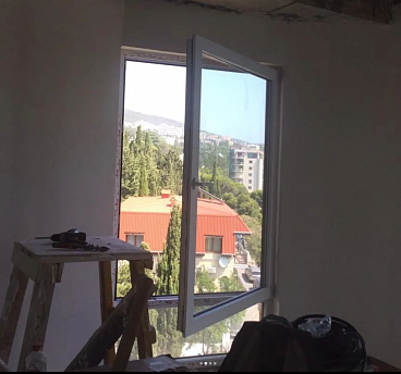 Врезали створку в глухое окно. Элекс пятикамерный..  �2