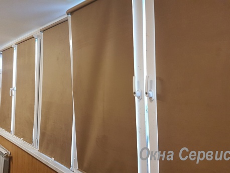 Рулонные шторы на пружинном механизме