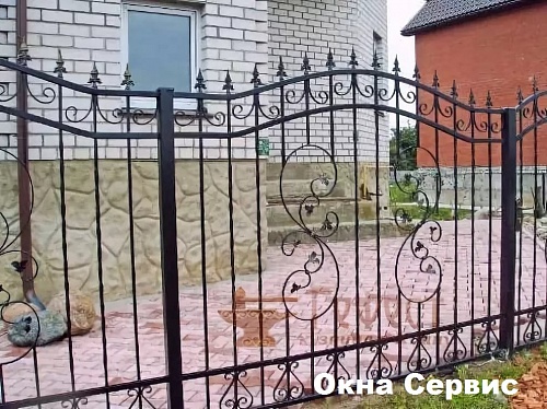 Распашные ворота.  �4
