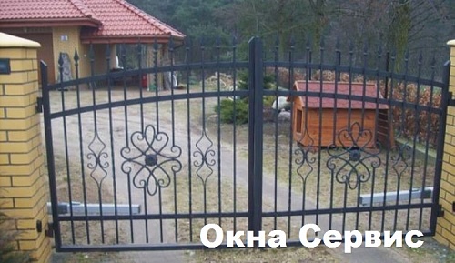 Распашные ворота.  �7