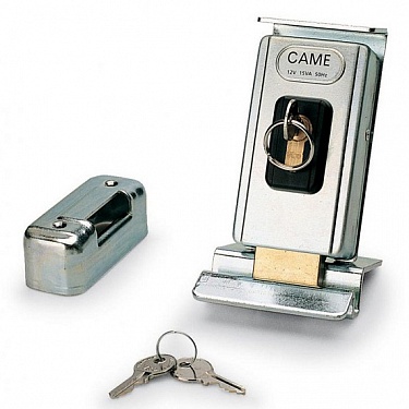 Электромеханический замок накладной горизонтальный CAME (Италия) LOCK82 12B. (для распашных ворот)