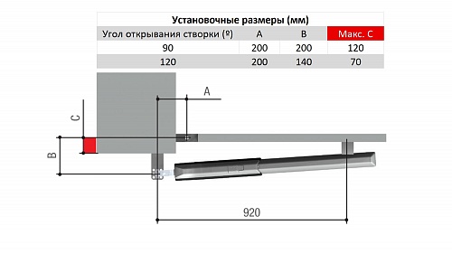 Комплект автоматики для двухстворчатых распашных ворот ATI5000.  �3